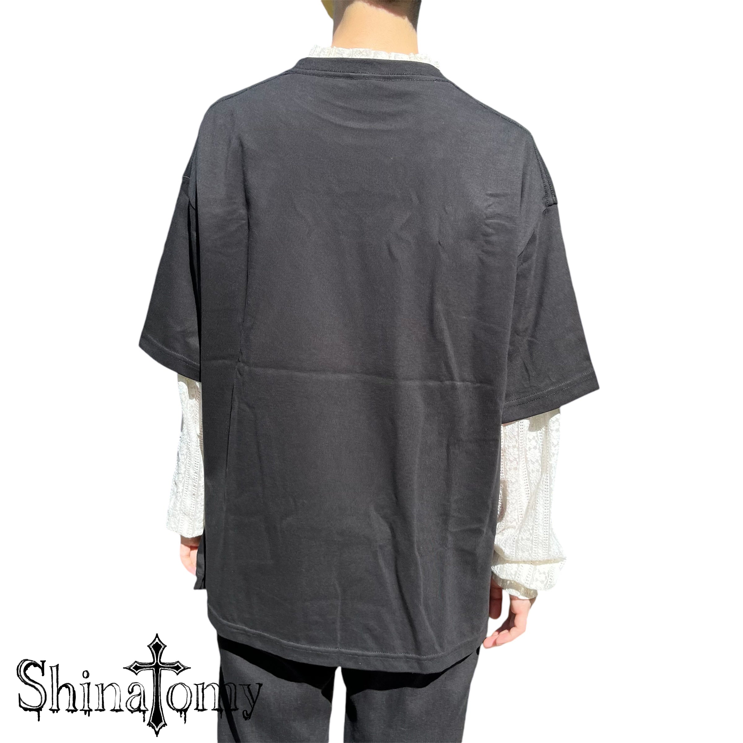 【Wicked sister】いじわるシスターくんTシャツ Black
