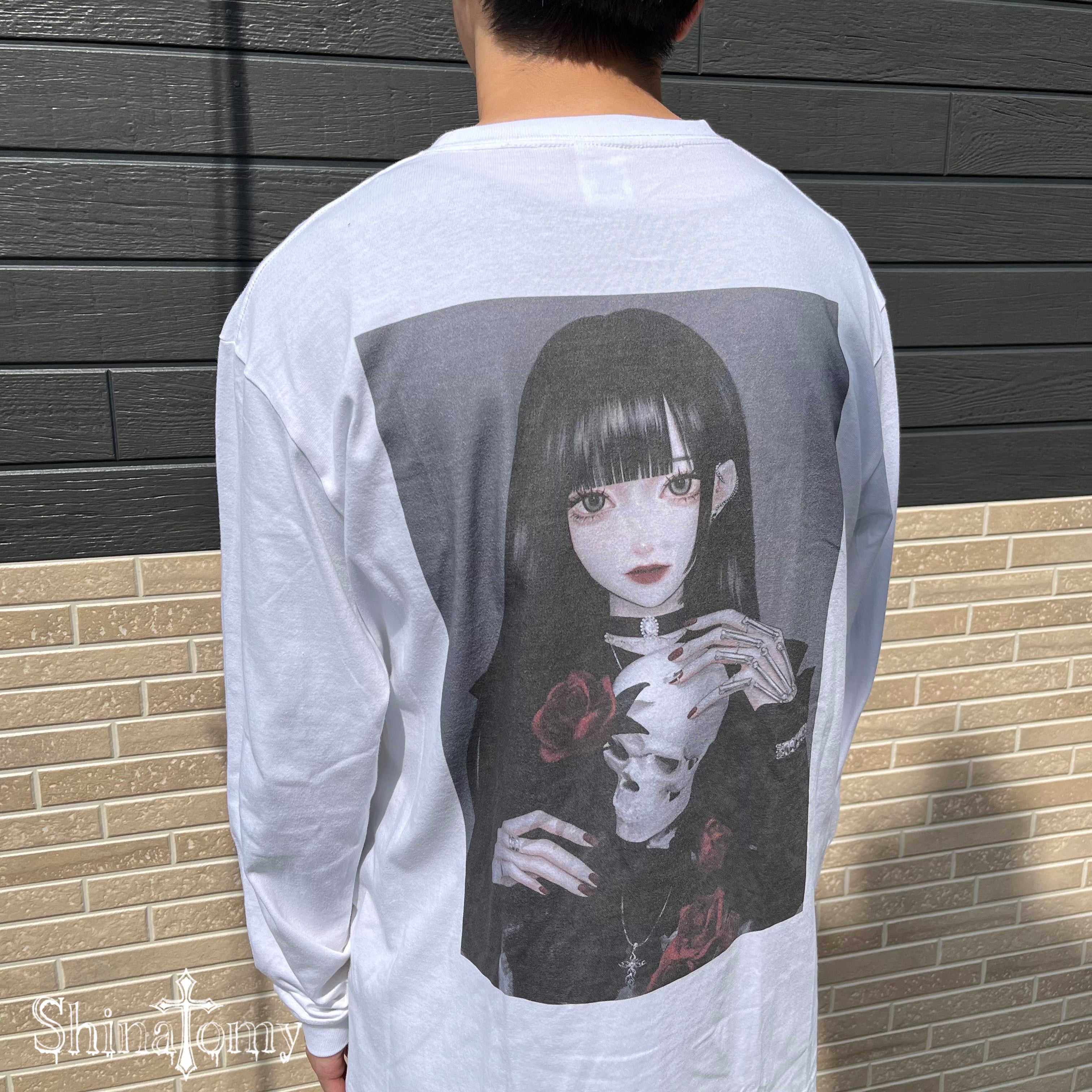 【砂糖薬コラボ】ShinatomyオリジナルTシャツ(White)