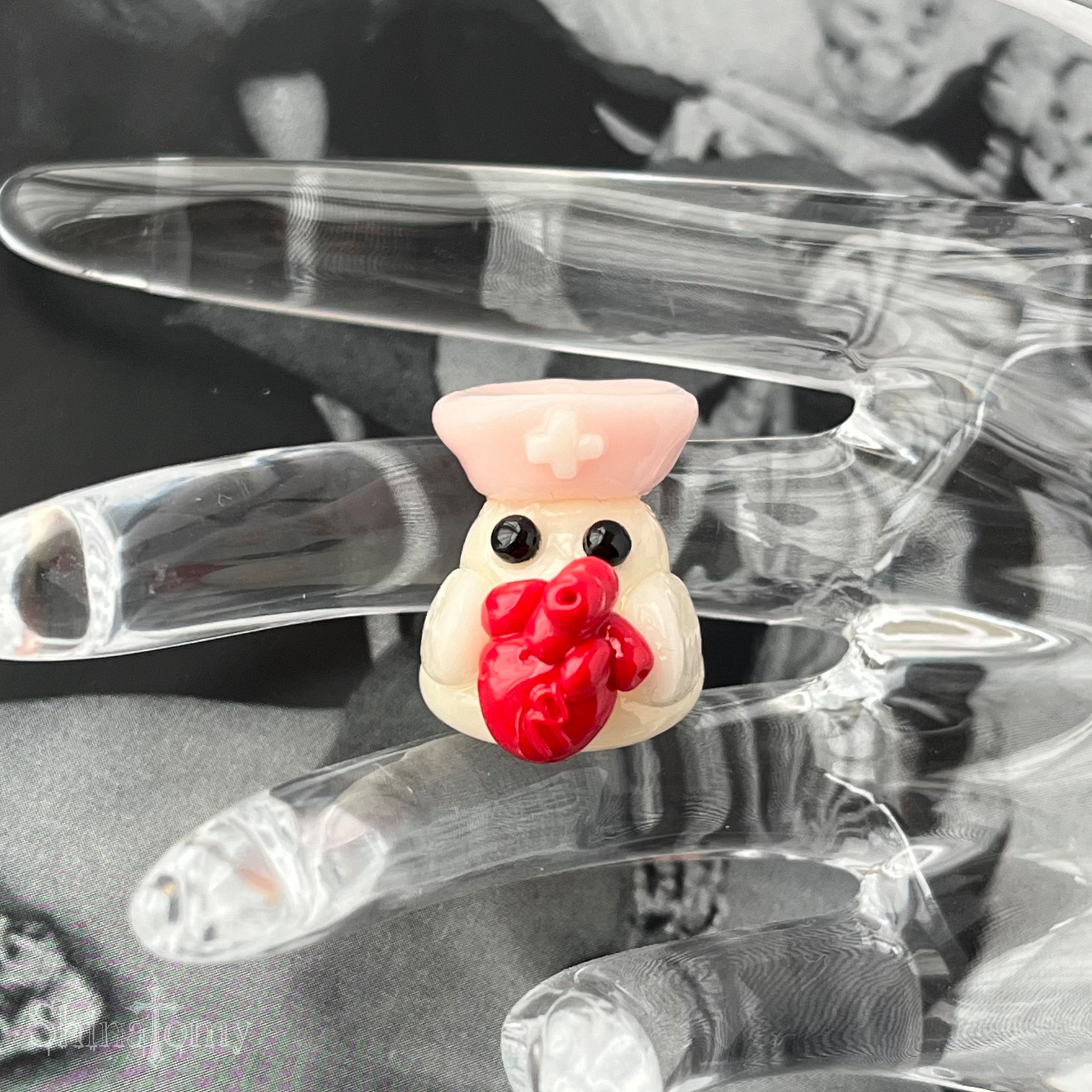 Nurse Ghost Figure White