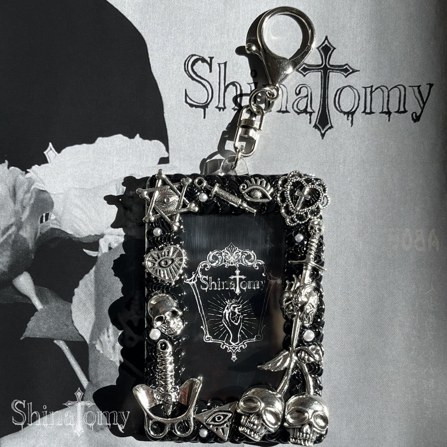 ホイップデコキーホルダー black(チェキ対応サイズ)