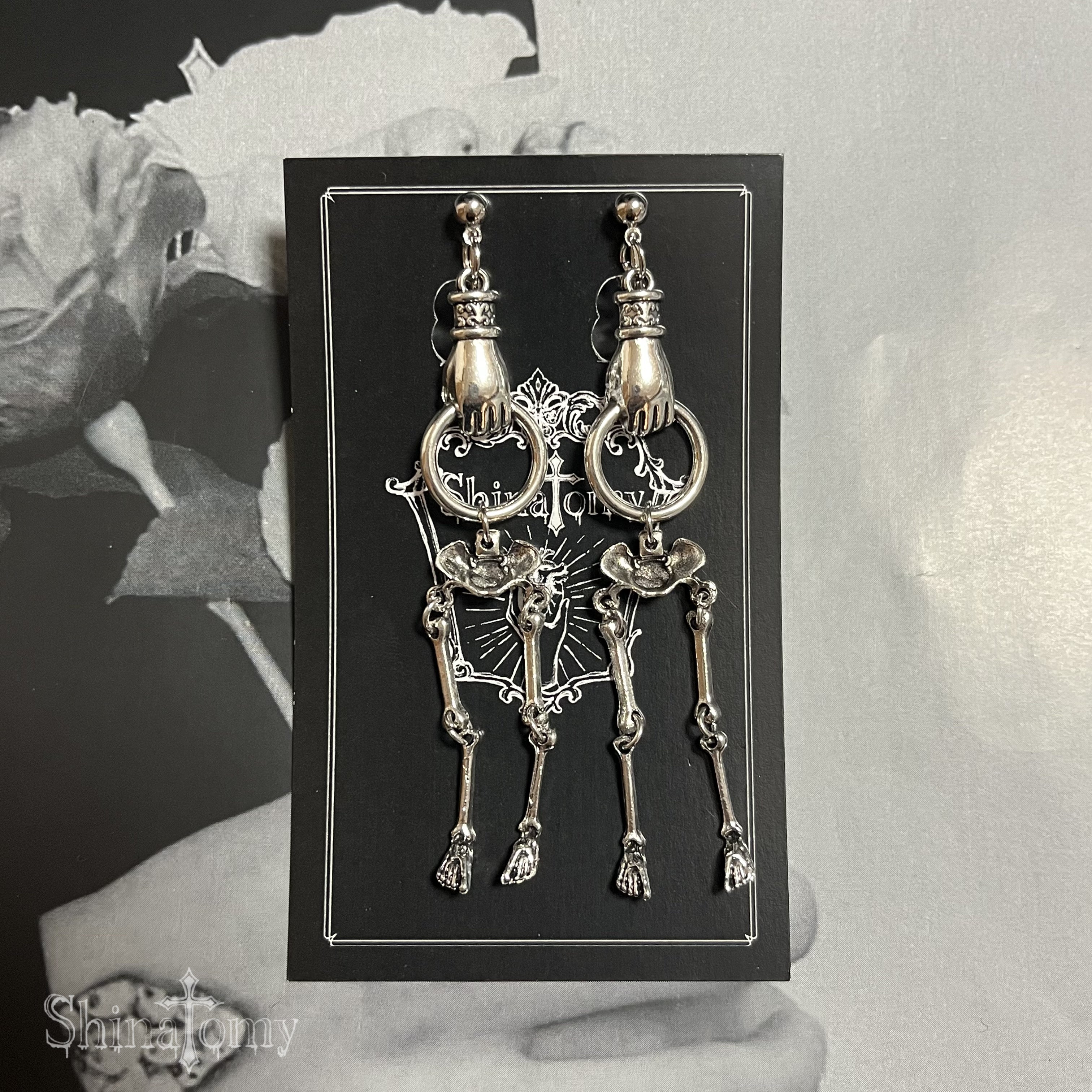 【金具変更可】骨盤の夢イヤリング