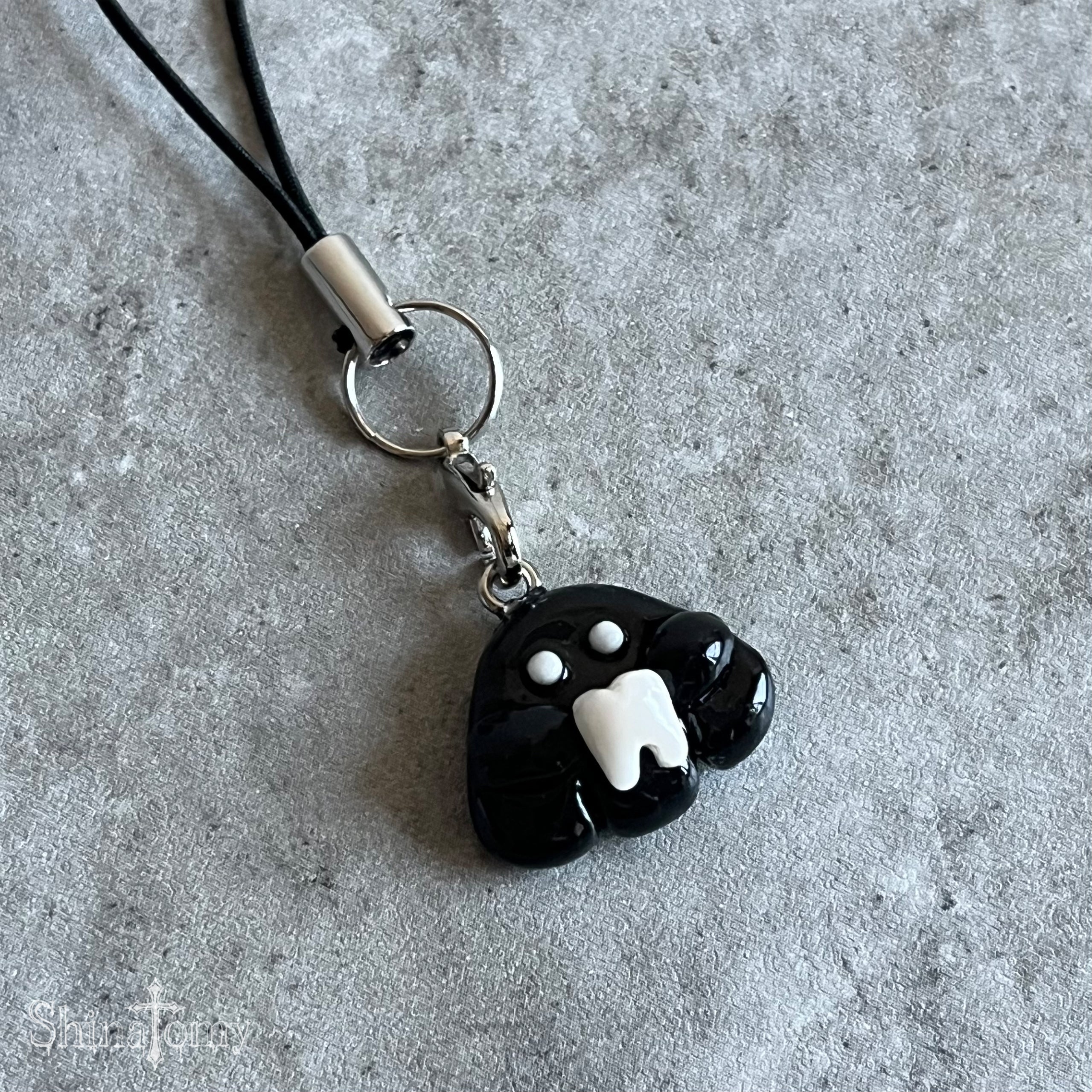おばけストラップ(Black)