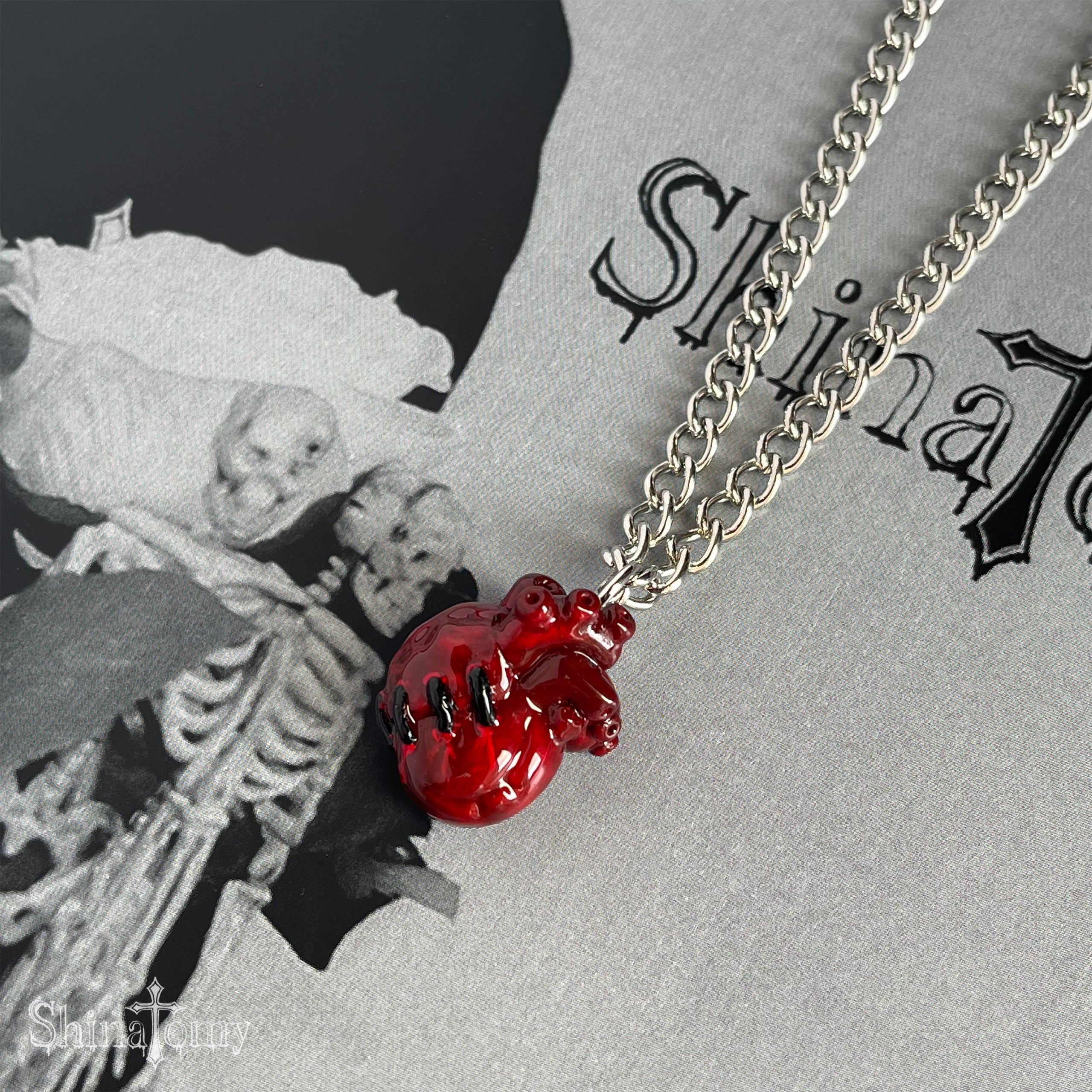 心臓ネックレス