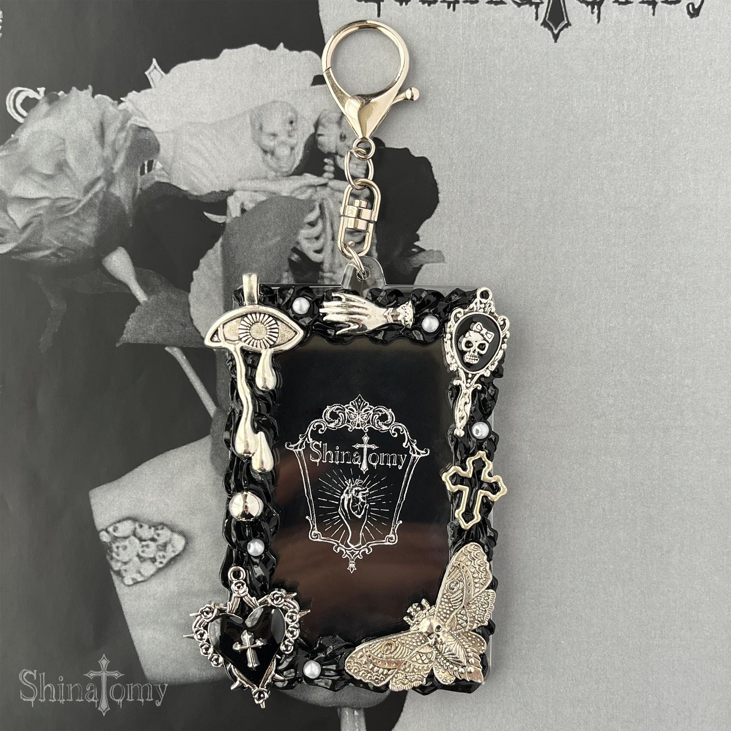 Whipped Deco Keychain Black (Cheki Size)