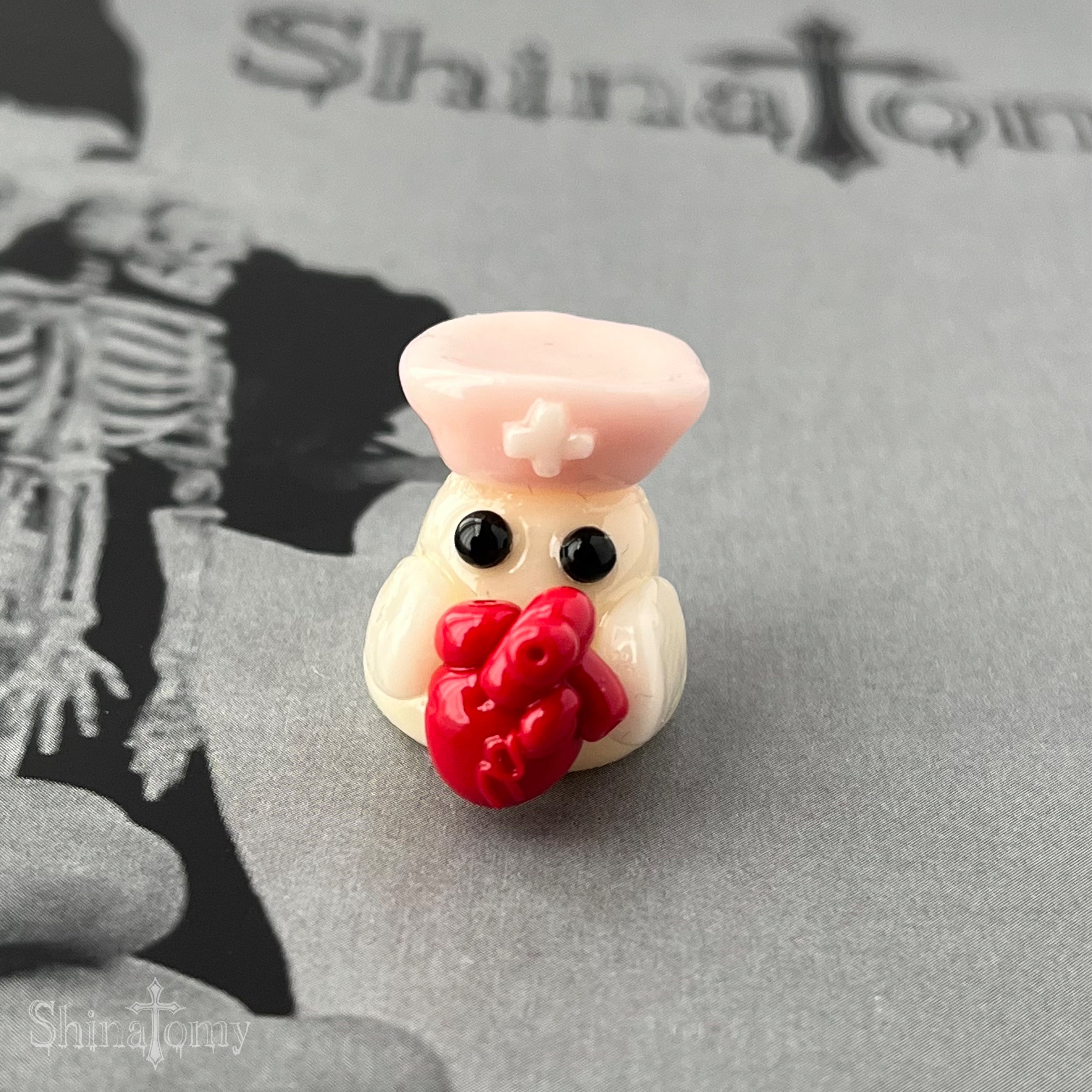 Nurse Ghost Figure White