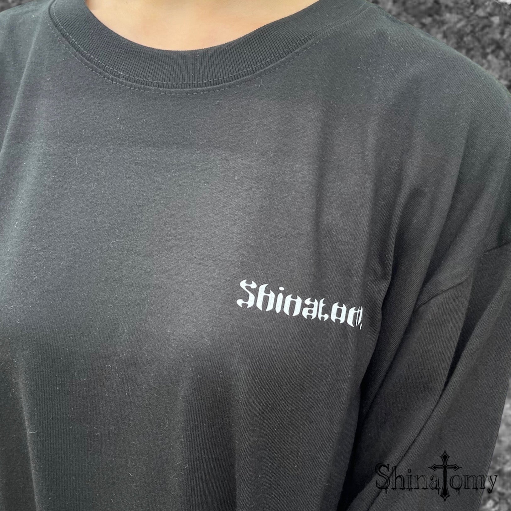 【mano mouthコラボ】ShinatomyオリジナルTシャツ(Black)