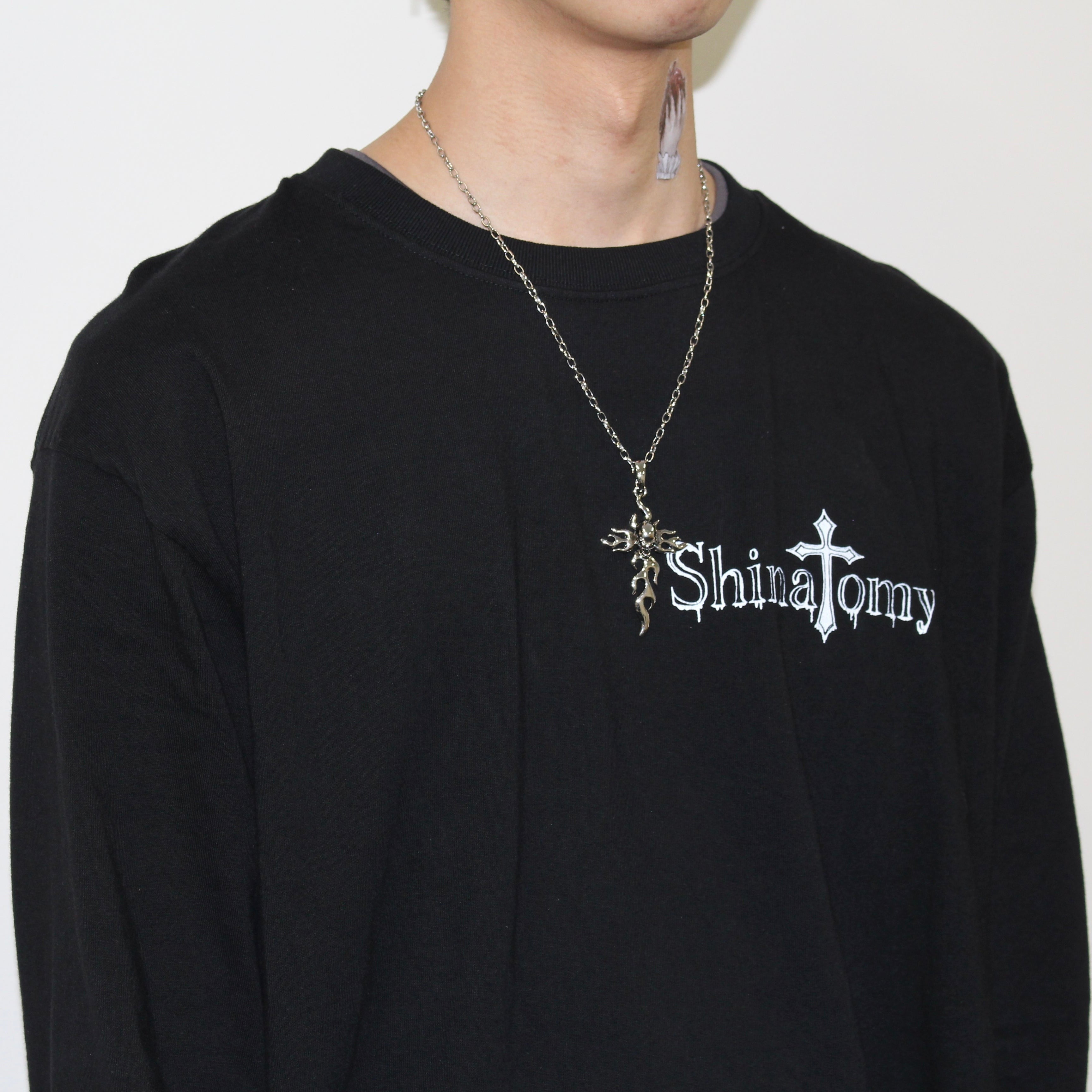 cross skull necklace