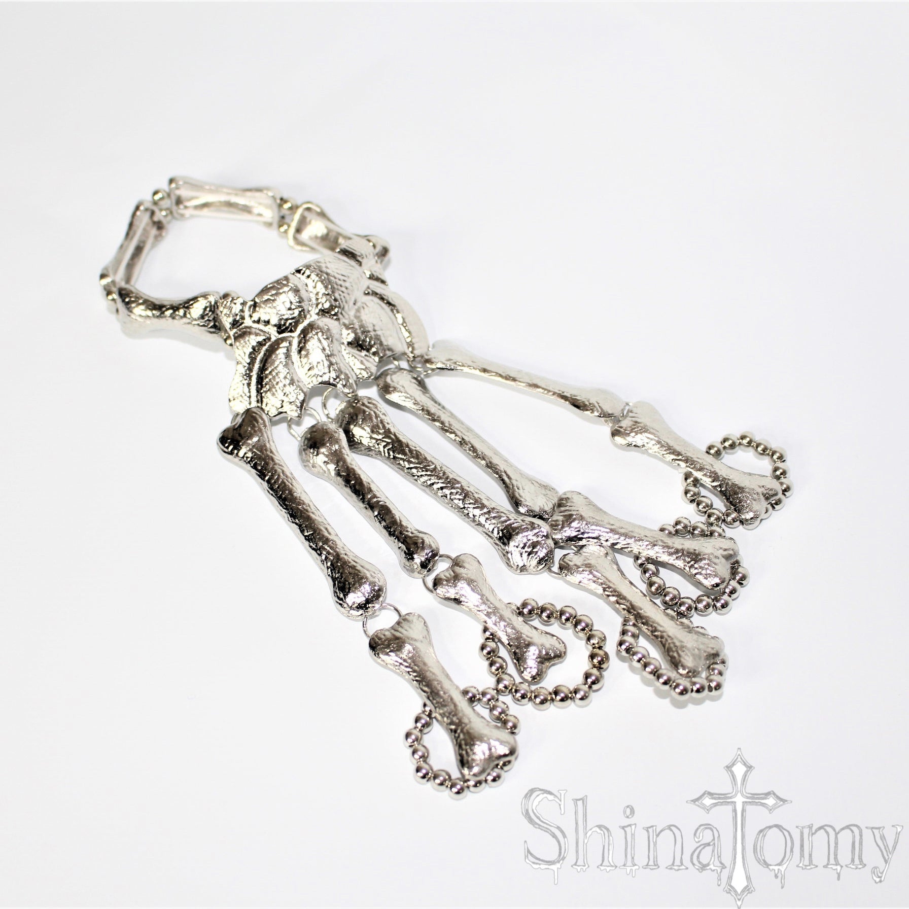 skull finger bracelet