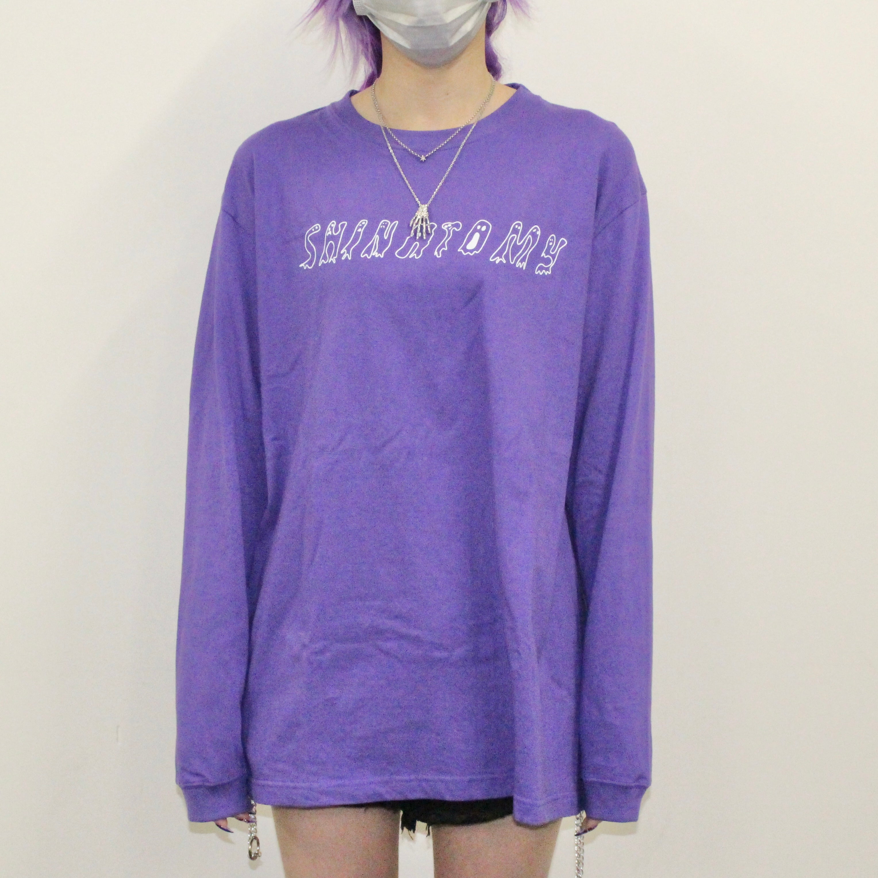 Shinatomy Ghost T-shirt Violet Purple