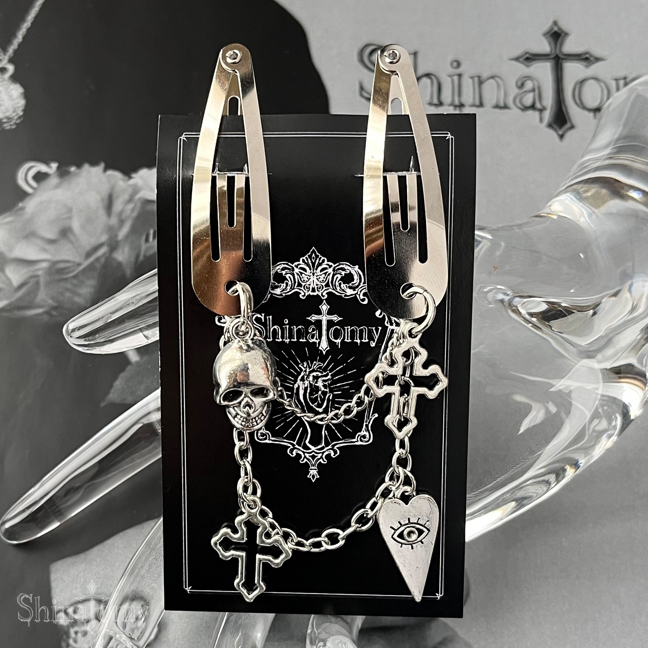 Hair clip silver