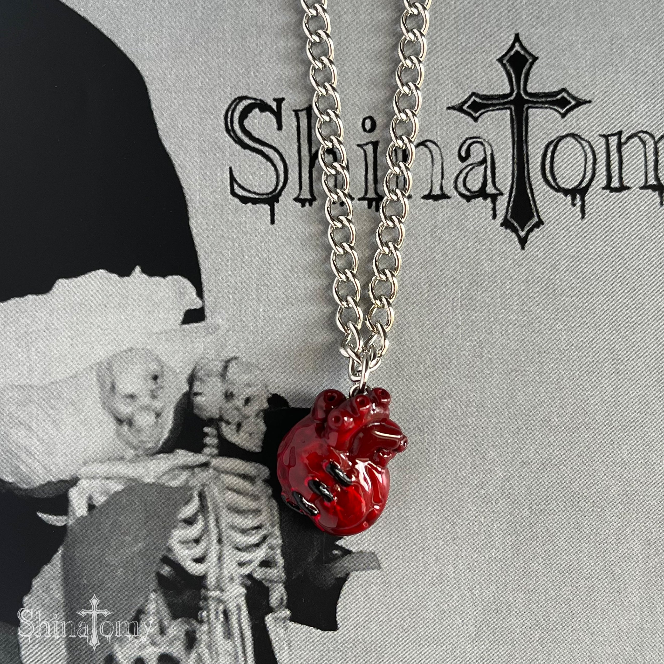 心臓ネックレス