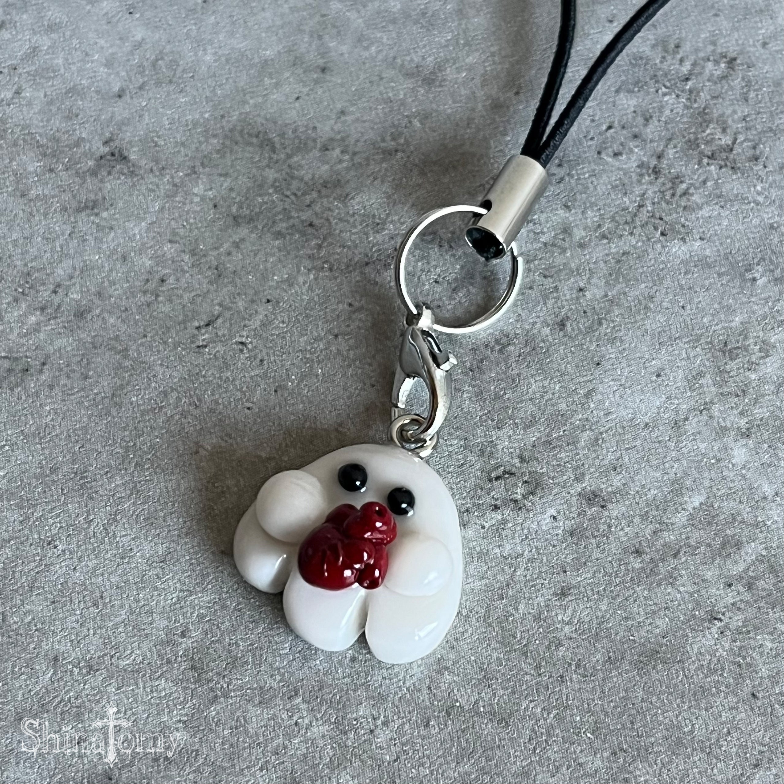 おばけストラップ（white）