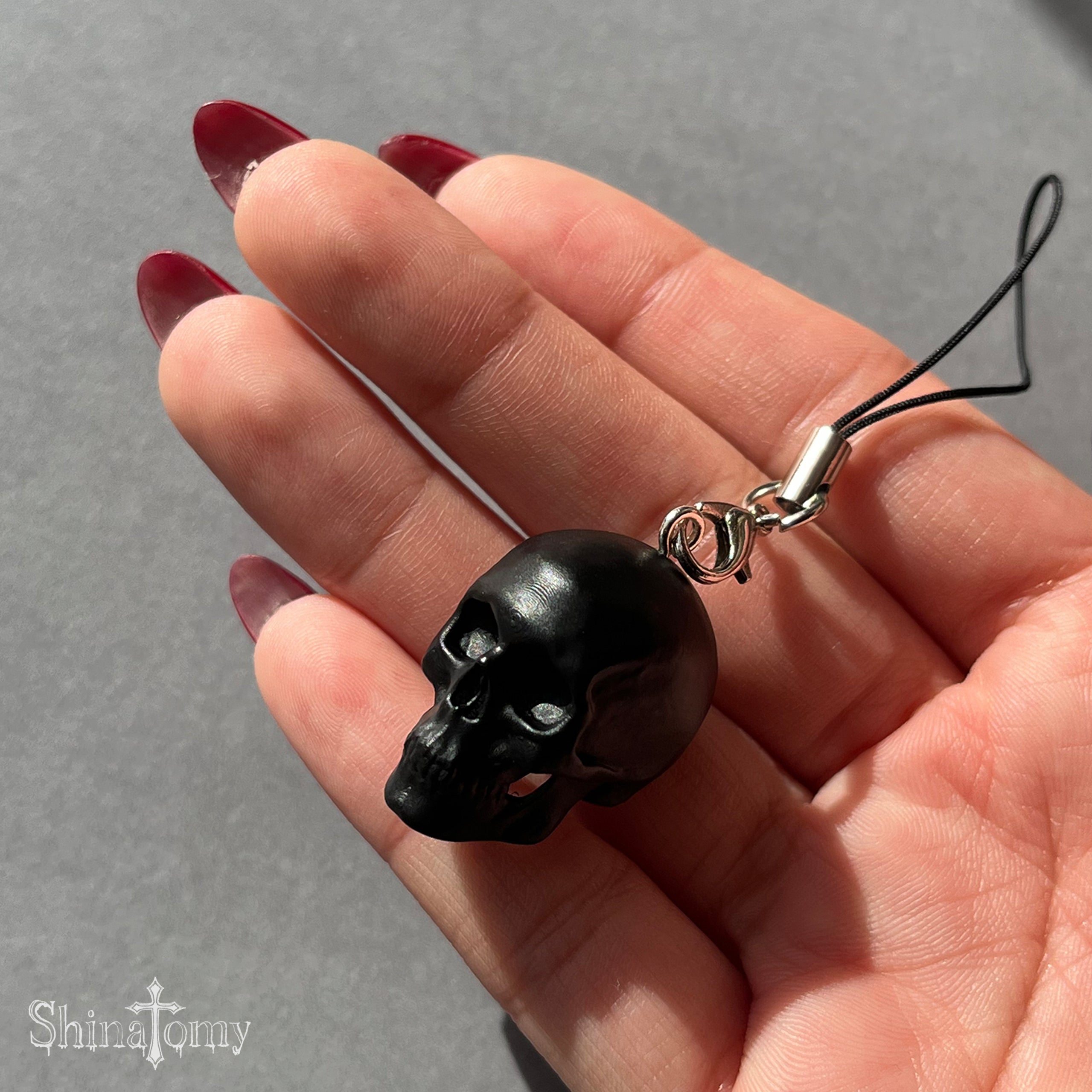 【ORGAMOコラボ】頭蓋骨キャップストラップ ＆ 脊椎ボールペン