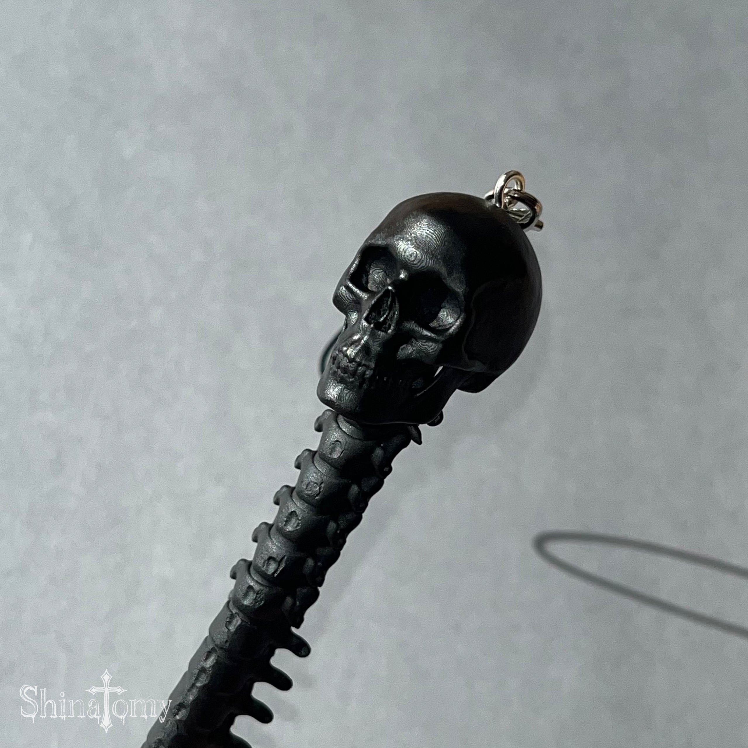 【ORGAMOコラボ】頭蓋骨キャップストラップ ＆ 脊椎ボールペン