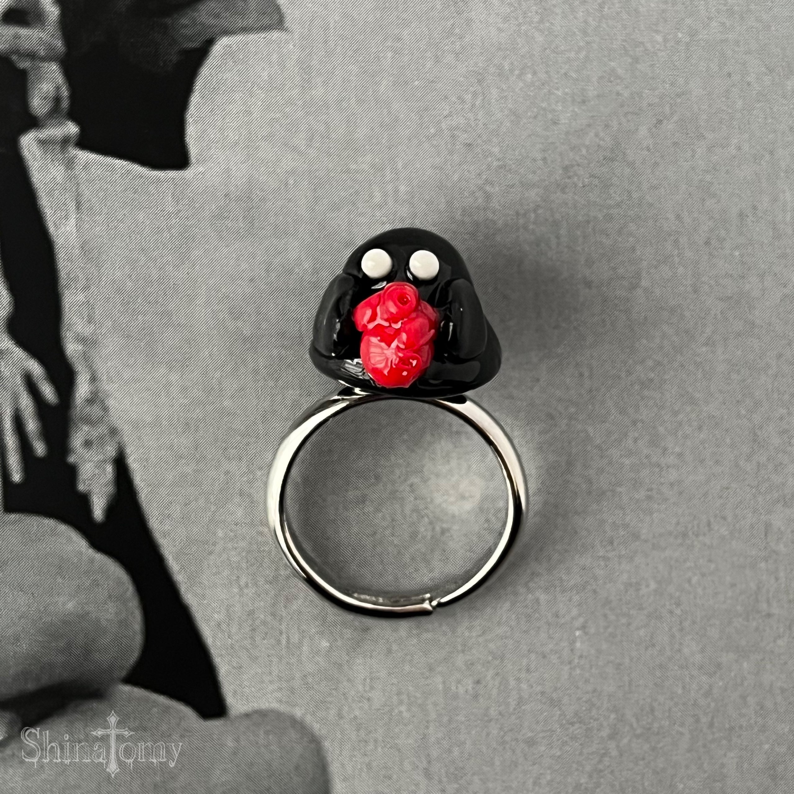 おばけリング Black