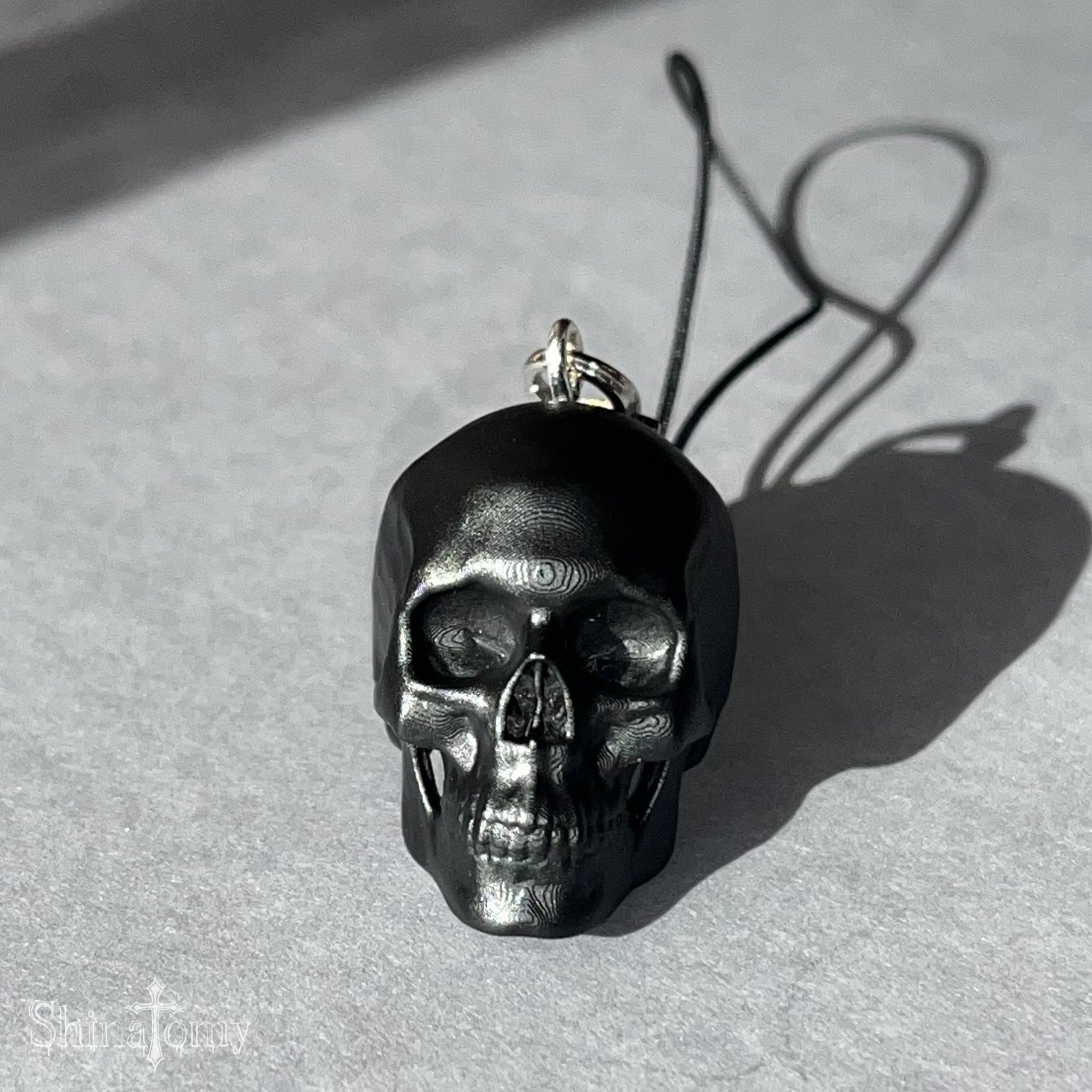 【ORGAMOコラボ】頭蓋骨キャップストラップ ＆ 脊椎ボールペン