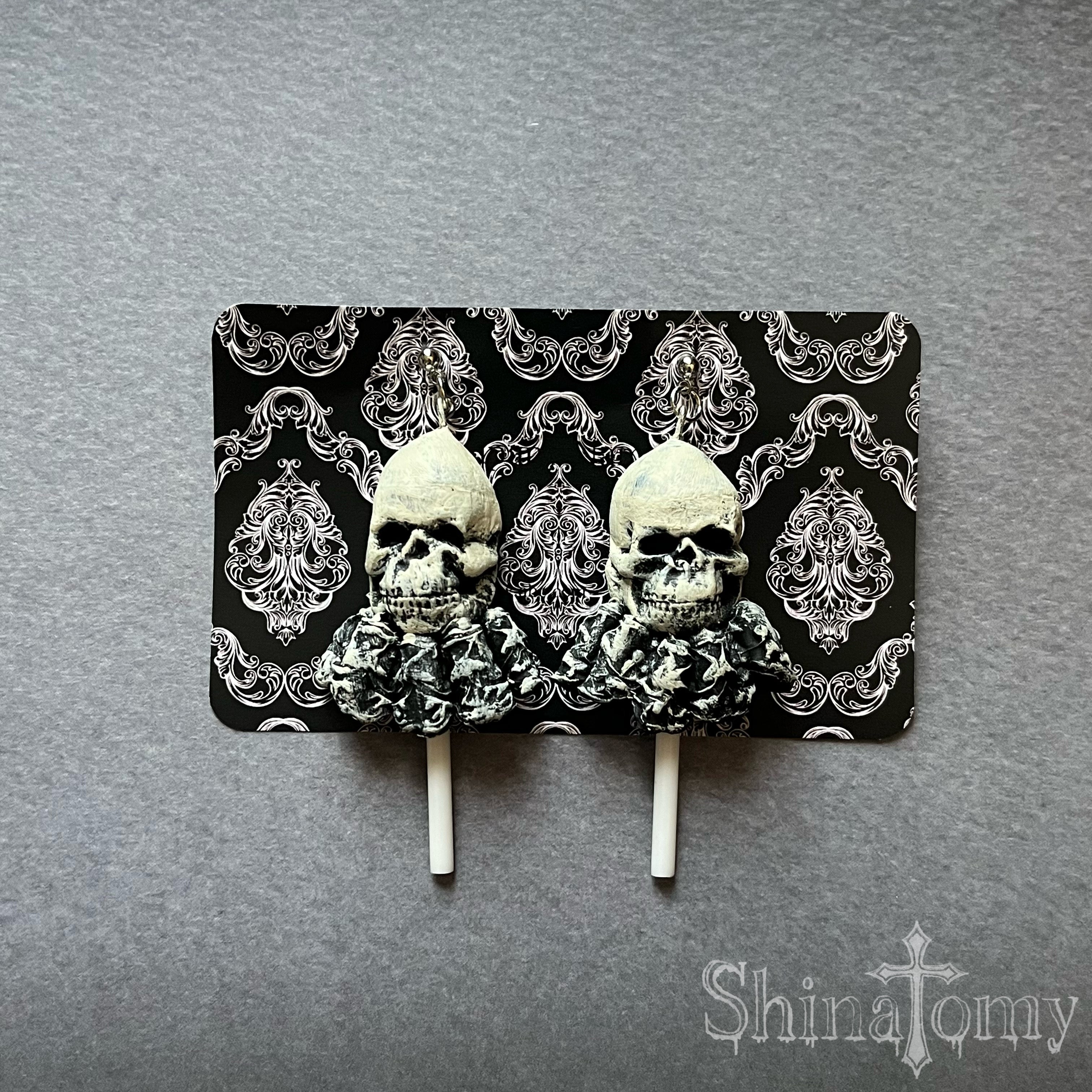 [Boo!Do collaboration] Skull candy earrings or earrings