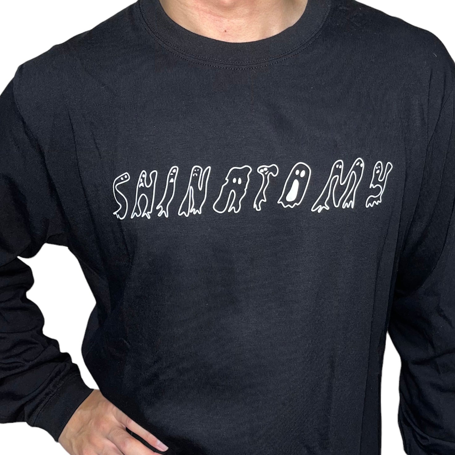 Shinatomy Ghost T-shirt Black